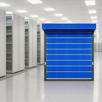 Porte coupe-feu enroulable en tissu inorganique pour centre logistique, atelier, entrepôt, centre commercial, classement anti-incendie