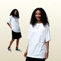Kaos Terbaru 190G Oversize Pria Katun Murni Streetwear Merk Ternama Lengan Pendek Warna Solid Polos Bernapas