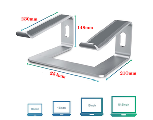 <span class=keywords><strong>Supporto</strong></span> Desktop Notebook <span class=keywords><strong>PC</strong></span> in alluminio per Computer portatile <span class=keywords><strong>PC</strong></span> <span class=keywords><strong>supporto</strong></span> di raffreddamento regolabile in altezza <span class=keywords><strong>supporto</strong></span> <span class=keywords><strong>supporto</strong></span> portatile staffa - Product Image 5