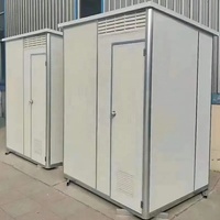 WC mobile public économique et moderne à ossature en acier avec panneaux sandwich haute intensité, durée de vie de 15 ans