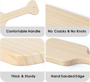 ที่กําหนดเองที่ยังไม่เสร็จไม้สนพายกรีก Fraternity ไม้พายแข็งสหายาไม้พาย - Product Image 6