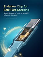 UGREEN Honkai Star Rail Yaoguang 100W Kabel Pengisi Daya Retractable PD100W Pengisian Cepat Kabel Ponsel USB-C PD3.0 1M