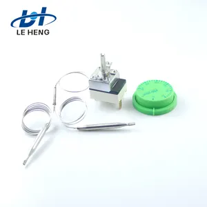 Le Heng Thermostat Universal Suhu Controller, Wenzhou Thermostat Jenis Probe Kapiler Penggorengan Listrik Thermostat