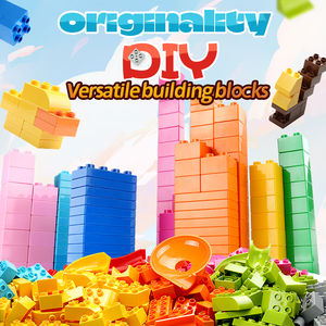 Hot Bán Feelo Hạt Lớn Gạch Xây Dựng Khối Đồ Chơi Trẻ Em Tự Làm Nhựa Mô Hình Giáo Dục Thiết Lập Cho Trẻ Em Quà Tặng - Product Image 4