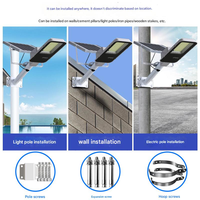 Lampu Jalan Tenaga Surya LED Tahan Air IP65 Daya Tinggi Harga Pabrik, Lampu Jalan Tenaga Surya Berbahan Aluminium untuk Taman dan Jalan