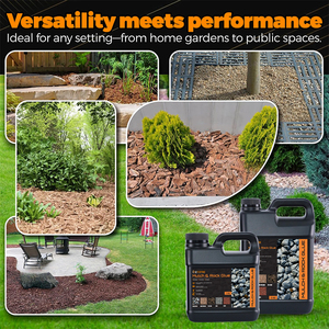 Colle pour paillis en polyuréthane sans COV, résistante à la pluie, non toxique, <span class=keywords><strong>fixation</strong></span> sécurisée, copeaux de <span class=keywords><strong>bois</strong></span> de jardin, longue durée, travail du <span class=keywords><strong>bois</strong></span> facile - Product Image 6