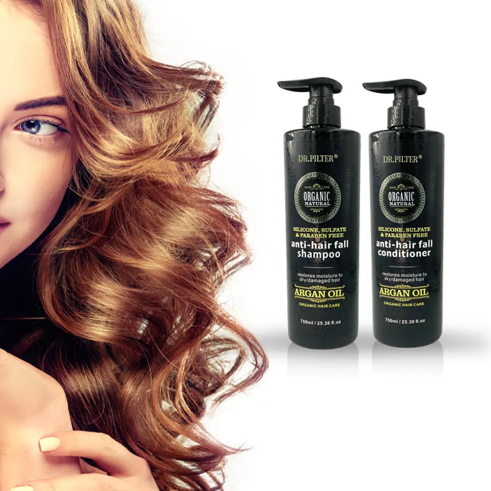 Private Label Daily Natural Moisture Hair Care Keratin Treated Shampoo Organic Argan Oil Shampoo