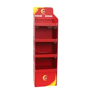 Support d'affichage en carton ondulé à <span class=keywords><strong>prix</strong></span> bas, directement de l'usine, pour la promotion en supermarché - Product Image 4