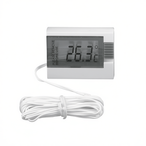 เทอร์โมมิเตอร์ดิจิตอลแบบมีหัววัด 26.3 องศาเซลเซียส สำหรับใช้ภายในและภายนอกอาคาร เหมาะสำหรับใช้ในบ้าน - Product Image 2