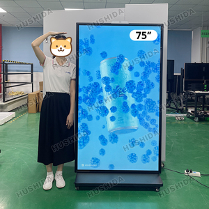 86inch mạng kim loại máy nghe nhạc quảng cáo 4K UHD siêu mỏng LCD thông minh đầy đủ Màn hình hiển thị tương tác kỹ thuật số <span class=keywords><strong>kiosk</strong></span> - Product Image 2