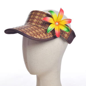 <span class=keywords><strong>Color</strong></span>é Real <span class=keywords><strong>Touch</strong></span> DIY Saw Hat Hawaiian Foam Tiare FlowerHawaiian Trucker Hat Beach Sun Hat Baseball - Product Image 3
