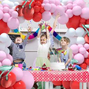 الكرز البالون جارلاند قوس عدة الكرز الكرز استحمام الطفل التوت زينة الحزب - Product Image 3