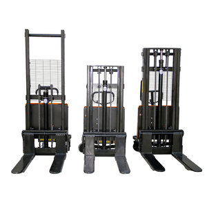 Truk Pallet Bertenaga Baterai 2 Ton Semi Elektrik Penumpuk Pallet Hidrolik Forklift Pengangkat Penumpuk - Product Image 3