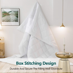 Tùy Chỉnh Mềm Sợi Nhỏ Fluffy Bông Đôi Vua Kích Thước <span class=keywords><strong>Comforter</strong></span> Với Góc Tab Trắng Nhà Bộ Đồ Giường - Product Image 3