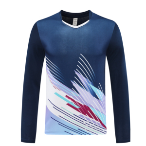 Ensemble de tenue de sport respirante personnalisée à manches longues pour volley-ball, badminton et tennis de table 2026 - Product Image 1