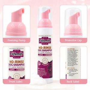 Mousse de bain shampoing pour <span class=keywords><strong>chat</strong></span> et chien 100ml, couleur personnalisée, usage salle de bain, déodorant moderne - Product Image 2