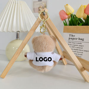 Llavero de Peluche con Colgante de Oso de 10 cm con Logotipo Personalizado, Llavero de Oso con Logotipo Impreso, Regalo para Eventos Corporativos y Promociones - Product Image 5