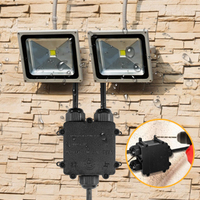 Le boîtier de connexion extérieur IP68 de forme des glandes de câble de PC de 24A 450VAC Y imperméabilisent la matière plastique