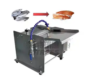 Kullanımı kolay Tilapia dolgu cilt kaldırma soyma makinesi somon balığı fileto soyucu makinesi