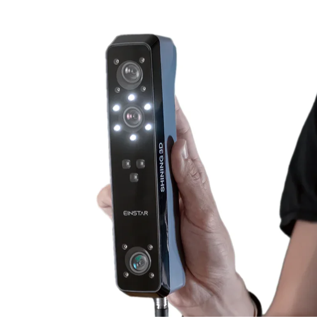 SHINING 3D Handheld USB 3D Passive Scanner-Fast Data Acquisition CCD Sensor Multi-Purpose Professional Use 14FPS 160-1400mm