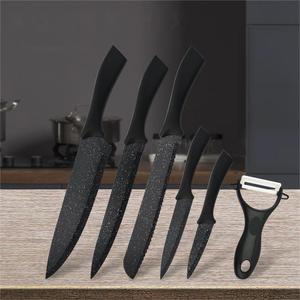 Ensemble de couteaux de cuisine personnalisables, 6 pièces, cadeau d'affaires, en acier inoxydable 3CR13 - Product Image 3