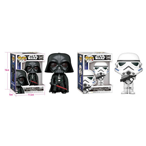 All'ingrosso Pop <span class=keywords><strong>star</strong></span> <span class=keywords><strong>Wars</strong></span> guerre spaziali Leia Storm Anime Trooper Chewbacca Darth <span class=keywords><strong>Vader</strong></span> Luke Action Figure collezione di giocattoli modello regalo - Product Image 4