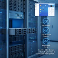 Synology RS3621RPXS 12-Bay 2U Rack NAS Xeon D-1531 Baru dengan Daya Redundan untuk Penyimpanan Virtualisasi Cadangan Perusahaan