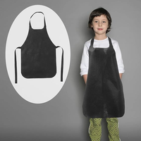 Tablier de chef jetable facile à détacher conception de cou léger résistant à l'huile pratique pour les cafés