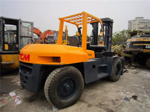 สภาพดีที่มีคุณภาพสูงใช้รถยก TCM FD100 10ตันญี่ปุ่นเดิมที่มีราคาที่ดีในสต็อกเพื่อขาย - Product Image 5