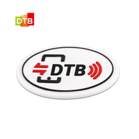 Étiquette de blanchisserie en silicone imperméable pour vêtements RFID NFC lavable DTB HF