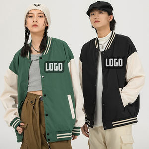 Veste longue à col montant pour homme, coupe décontractée, grande taille, coupe-vent, logo personnalisé, respirante, fermeture éclair, 100% coton, motif extérieur - Product Image 3