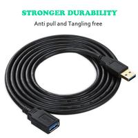 SYONG-Cable de extensión macho a hembra, conectores chapados en oro, 5Gbps, transferencia de datos de alta velocidad, enchufe y juego para ratón portátil, 3,0,