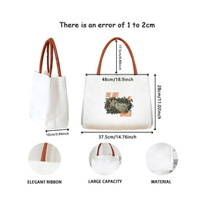 THE FATE of DPHELA Music - Bolsa de playa de lona grande personalizada con estampado, bolsa de regalo con monograma para mujer - Product Image 2