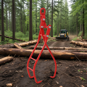Garra para troncos de 3 garras tipo garra de águila, apertura máxima de mandíbula de 28 pulgadas, para levantamiento de madera, compatible con ATV, tractor, skidder, camión. - Product Image 2
