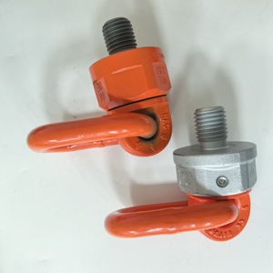 Hebepunkt Yiyun Anelli di Sollevamento Piatti Girevoli a Perno con Occhiello M8 UNC Filettatura YD-083 Acciaio Legato 42CrMo 25mm Design 4:1 - Product Image 2