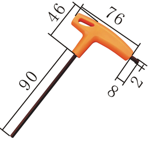 1.5-10mm poignée en plastique <span class=keywords><strong>clé</strong></span> Allen <span class=keywords><strong>clé</strong></span> hexagonale plate <span class=keywords><strong>clé</strong></span> hexagonale poignée en T <span class=keywords><strong>clé</strong></span> hexagonale - Product Image 4