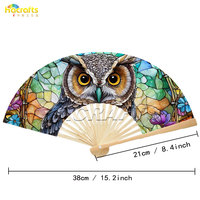 Éventail en papier, éventail en bambou, éventails en papier pour mariage, fête, décoration de la maison, éventails de mariage