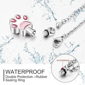 Kalung Liontin Urn Emas Bestseller untuk Wanita, Perhiasan Kremasi untuk Abu Jenazah - Product Image 4