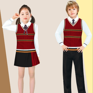 子供のための高品质の生地卸売天然と新鲜な学校の制服 - Product Image 1