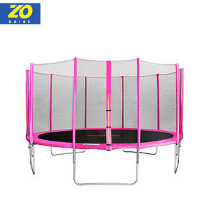 <span class=keywords><strong>Trampoline</strong></span> de jardin Zoshine populaire, <span class=keywords><strong>pas</strong></span> <span class=keywords><strong>cher</strong></span>, de haute qualité, 8 pieds, super <span class=keywords><strong>grand</strong></span>, avec filet de protection en PVC et polypropylène - Product Image 1