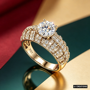 Anillo de Halo de Diamante Cultivado en Laboratorio de 1 Quilate, Oro Sólido de 10K/14K/18K, Corte Brillante, Calidad VVS-VS, Certificado IGI, Romántico, para Boda o Fiesta - Product Image 6