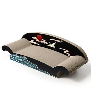 Tempat Tidur Kucing dari Karton Besar untuk Kucing Besar <span class=keywords><strong>Sofa</strong></span> Garukan Kucing dari Karton Bergelombang untuk Dalam Ruangan - Product Image 3