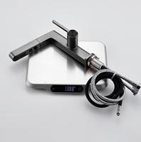 Robinet de lavabo monotrou en alliage de zinc moderne de vente chaude