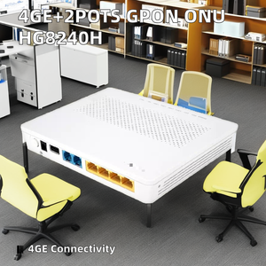 ONU GPON 4GE+2POTS <span class=keywords><strong>HG8240H</strong></span> para FTTH con WiFi, Conectores RJ45 y SC, Pulido UPC, 1 Año de Garantía - Product Image 3