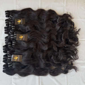 Cheveux humains brésiliens bouclés en vison naturel Deepwave noir style temple indien avec Super Wave meilleur fournisseur de qualité - Product Image 2