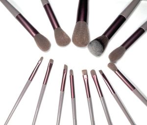 Factory Wholesale 13-Piece Professional Makeup <b>Brush</b> Concealer Mascara Face <b>Brushes</b> Artificial Fiber Plastic Handles Includes - Product Image 2