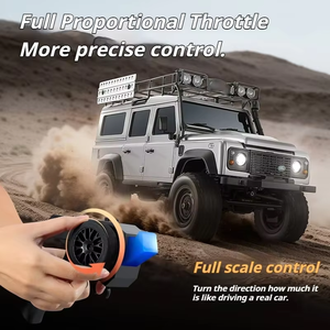 Nouvelle Voiture RC MN111C 1:18 4x4 Land Rover Defender Tout-Terrain 2.4G à l'échelle réelle, Modèle de Voiture Crawler MN-111C, Jouets et Cadeaux - Product Image 5