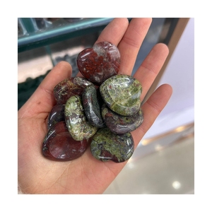 HY Cristaux Guérison Pierres De Palmier Formes De Coeur Pierres D'inquiétude <span class=keywords><strong>Bleak</strong></span> Rhodonite Pierre D'inquiétude Massage Du Pouce Coeurs De Cristal Pour Cadeau - Product Image 3