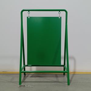 Portable Steel Barricade for Elevator Staircase Safety Foldable Sidewalk Maintenance Fence <b>Traffic</b> Signs Easy-to-Move <b>Barrier</b> - Product Image 6