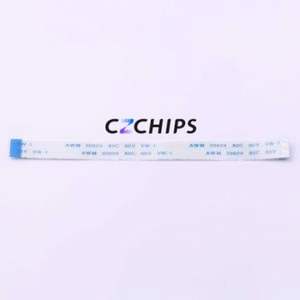 FFC-0.5-16P-100mm-B FFC Cable (Flexible Flat Cable) P=0.5mm Connector 16P 0.5mm 0.3mm Reverse - Product Image 1